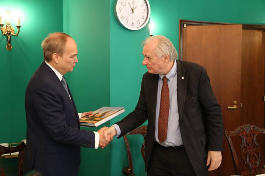 Architectural Historian and Russian North Specialist William Brumfield Discussed Vologda Territory in Meeting with Russian Ambassador to the US